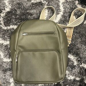 Green backpack